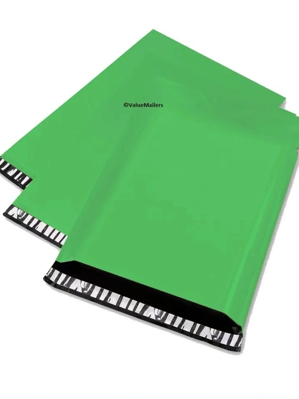 Green 12 x 15.5” BUNDLE OF 25 Poly Mailers